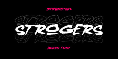Strogers Font Poster 1