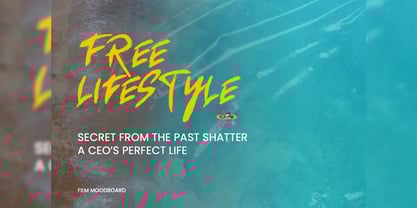 Rofas Brush Font Poster 12