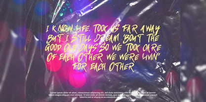 Rofas Brush Font Poster 9