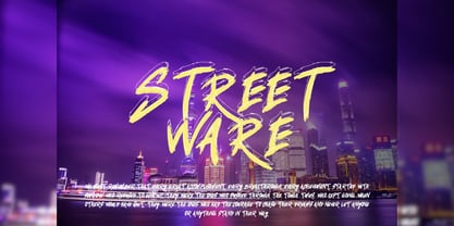 Rofas Brush Font Poster 11