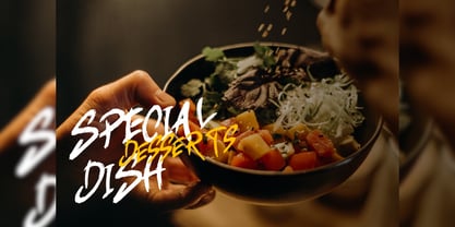 Rofas Brush Font Poster 13