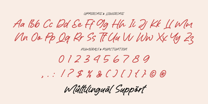 Quirky Rushy Font Poster 7