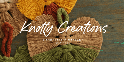 Quirky Rushy Font Poster 4