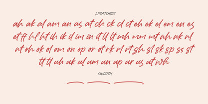 Quirky Rushy Font Poster 8