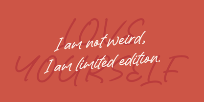 Quirky Rushy Font Poster 2