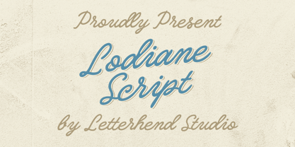 Lodiane Script Font Poster 1