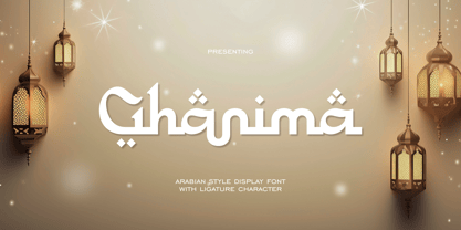 Ghanima Font Poster 1