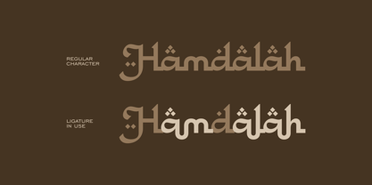 Ghanima Font Poster 3