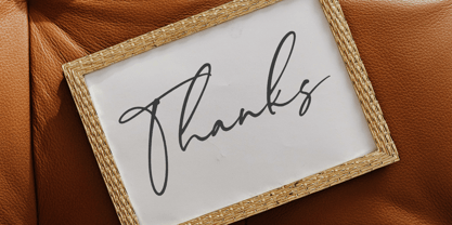 Jonathan Signature Font Poster 7