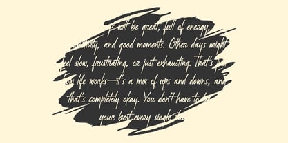 Silent Thinker Font Poster 4