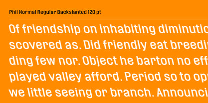 Phill Bck Font Poster 5