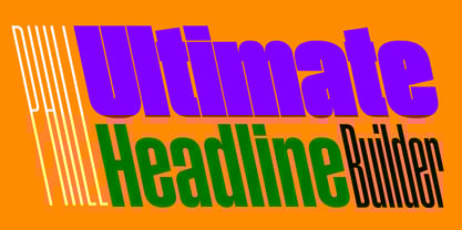 Phill Bck Font Poster 8