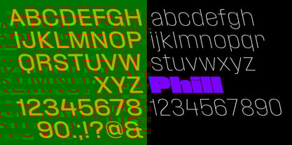 Phill Bck Font Poster 12