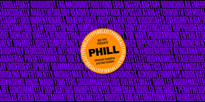 Phill Bck Font Poster 9