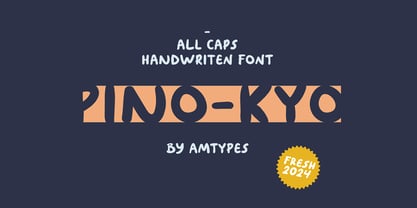 PinoKyo Font Poster 1