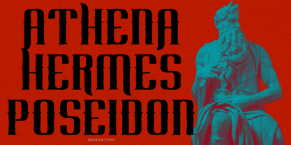 Wayeka Font Poster 4