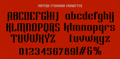 Wayeka Font Poster 2