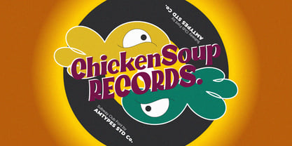 Subway Club Font Poster 3