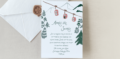 Lovers in New York Font Poster 3