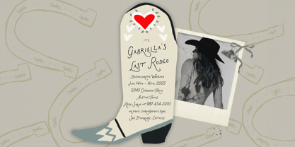 Lovers in New York Font Poster 7