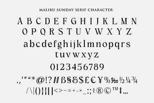 Malibu Sunday Font Poster 10