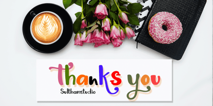 Unique and florist Font Poster 6