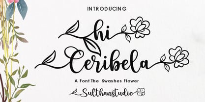 Hi ceribela Font Poster 1