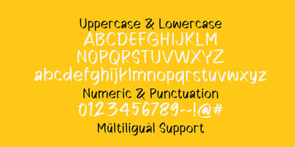 Banana Cream Font Poster 4