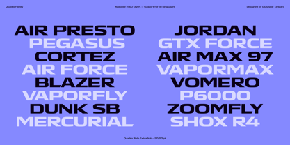 Quadro Font Poster 6