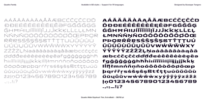 Quadro Font Poster 2