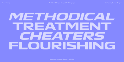 Quadro Font Poster 9