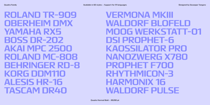 Quadro Font Poster 14