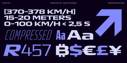 Quadro Font Poster 10