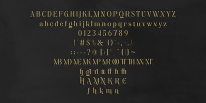 Korbiya Font Poster 7