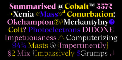 Seraphine Font Poster 3