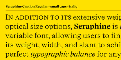 Seraphine Font Poster 6