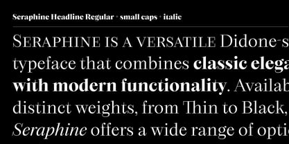 Seraphine Font Poster 5