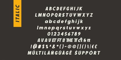 AM Contacted Font Poster 10