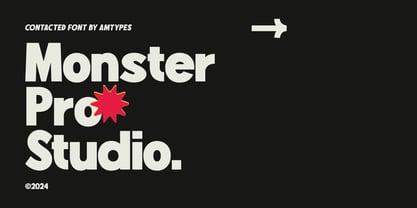 AM Contacted Font Poster 3