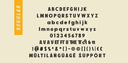 AM Contacted Font Poster 9