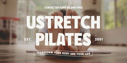 AM Contacted Font Poster 5