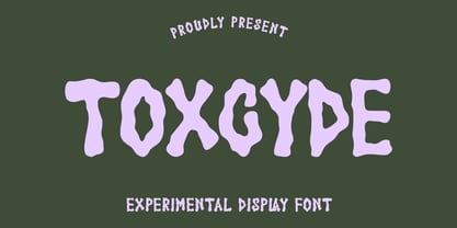 MC Toxcyde Font Poster 1