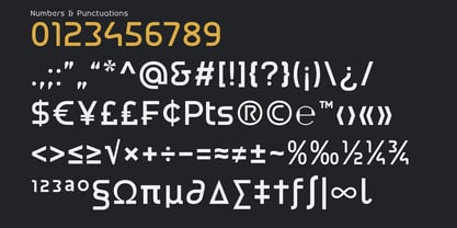 Aonic Font Poster 15