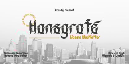 Hansgrate Font Poster 1