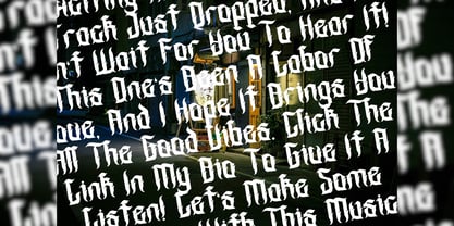 Hansgrate Font Poster 10