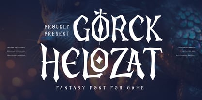 Gorck Helozat Font Poster 1
