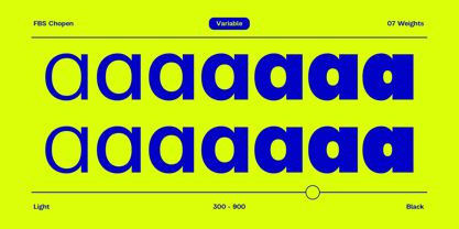 FBS Chopen Font Poster 2