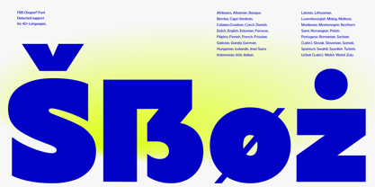 FBS Chopen Font Poster 5