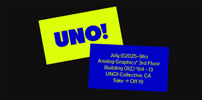 FBS Chopen Font Poster 10