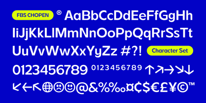 FBS Chopen Font Poster 6